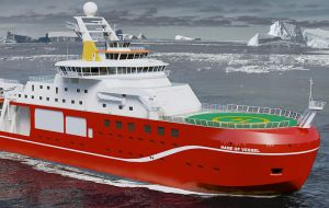 The ship with a heli-deck to open up new locations for science will be one of the most sophisticated floating research laboratories operating in Polar Regions.  