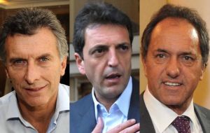 “We already had a debate with Massa, the next debate for me with be with Daniel Scioli for the November runoff”, underlined Macri.