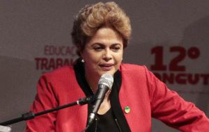 An official at the Finance ministry said the negative outlook of the new rating was “terrible”. A Rousseff aide said the downgrade is a “matter of concern.”
