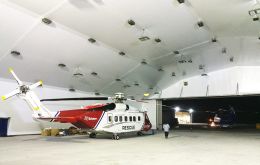The new BVE helicopter hangar facility was designed, manufactured and constructed by RUBB UK to house three Sikorsky S-92 helicopters. 