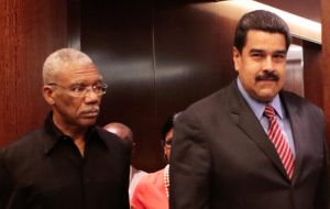 The development comes a month after Granger and Venezuela's Maduro agreed to work to resolve the issues in the border dispute between the two neighbors.