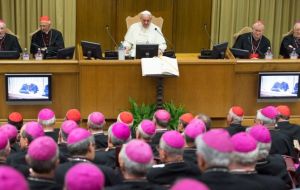 In his closing speech in the synod Pope Francis said the Oct. 4-25 meeting of 270 bishops from around the world led to a “rich and lively dialogue.”