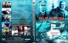 The documentary based on Mensun’s search for the lost fleet from the Battle of the Falklands was shown at a premiere at the British Film Institute, London 