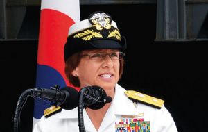 Rear Admiral, Lisa Franchetti - The second phase in the Atlantic, hosted by Brazil includes nine countries: U.S., Brazil, Cameroon, Chile, Guatemala, Honduras, Mexico, Peru and Senegal.