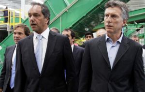 “There are two candidates and we have good relations with both of them, Scioli and Macri” and they have a more open view of world and regional affairs