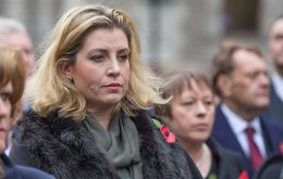Minister of State for the Armed Forces, Penny Mordaunt MP was among at the ceremony which recalls 11 November, 11:00 AM, Armistice  
