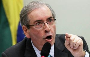 Folha de Sao Paulo said Cunha’s allies claim he was “furious” about the PSDB move. He felt “betrayed” by a party he believed to be his main supporter.