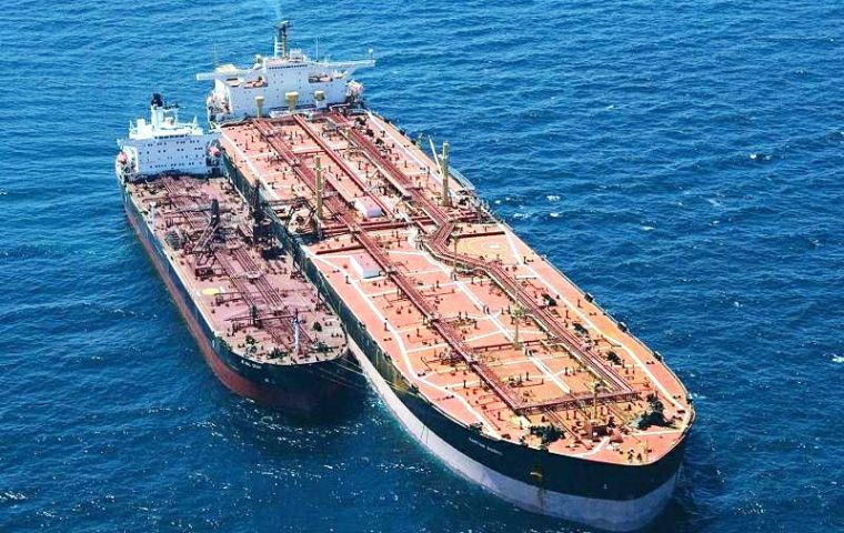 Traders and oil producers have filled flotillas of stationary supertankers and are waiting for oil prices to recover, or storage to be available on land