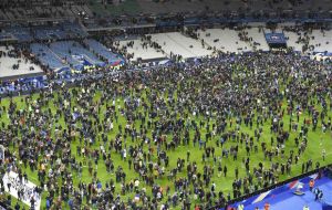 The other target was the Stade de France, where President Hollande and 80,000  spectators were watching a friendly international between France and Germany