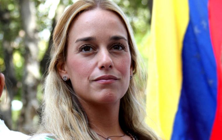 The event was also attended by Lilian Tintori, the wife of a jailed opposition leader and a high-profile critic of Maduro. 