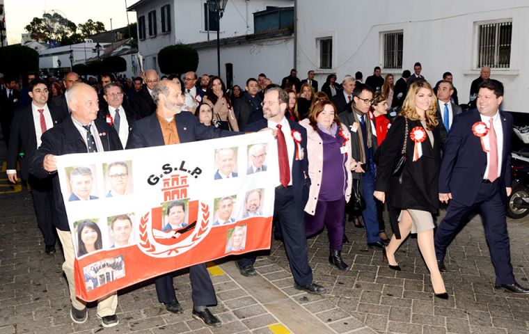 Picardo's centrist GSLP/Liberals alliance won 68% of the vote over the opposition Gibraltar Social Democrats (GSD), on turnout of 70% (Pic Jim Watt)
