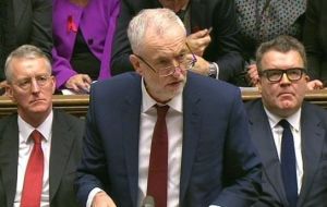 Corbyn called for Cameron to explain “how British bombing in Syria will contribute to a comprehensive, negotiated, political settlement of Syrian war.”