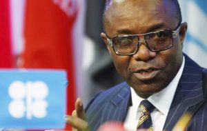 OPEC President Emmanuel Ibe Kachikwu said that there had been agreement to maintain a ceiling that reflects “current actual production” 
