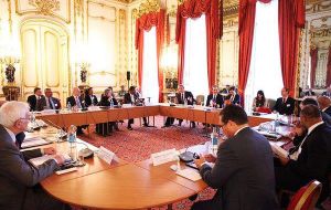 The JMC, which brings together UK ministers and leaders of BOTs including the Falkland Islands, met at Lancaster House hosted by minister Duddridge