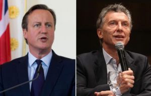 Malcorra said British PM Cameron's gesture of phoning president Macri can only be described as positive.