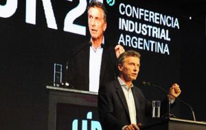 Macri told his business audience at the UIA that the state would now do its job better, and that investment and innovation should be spurred as a result.