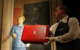 Maggie's famous red ministerial box was the next most expensive item, selling for £242,500. It was initially expected to sell for between £3,000 and £5,000
