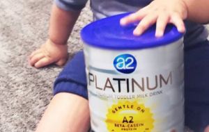 A tin of the firm's infant baby milk powder sells for US$23.50 in Australia and close to US$40 in China. 