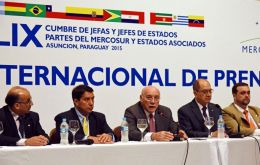 “We need to reform some of Mercosur statutes, return to the roots. All ministers put out their points of view and we agreed that team work is needed”, said Loizaga.  