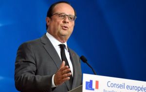 French President Francois Hollande said there could be adjustments over PM Cameron's demands but EU rules and principles must be respected.