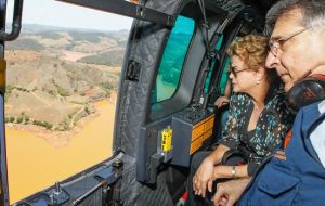 Dilma Rousseff has compared the disaster to the 2010 BP oil spill in the Gulf of Mexico and described it as Brazil's worst ever environmental disaster.