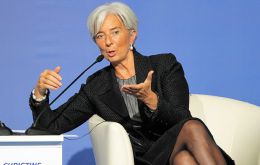 “The Fed is treading a tightrope: normalizing interest rates, while at the same time seeking to avert any risk of disturbance on the financial markets,” Lagarde said.