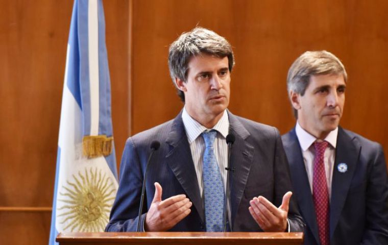 Finance Minister Alfonso Prat-Gay said the negotiations would be tough but it was in Argentina's interests to reach a deal. 