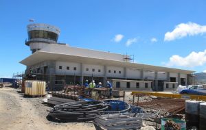 The airport which is expected to open next May