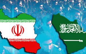 Saudi Arabia cut off diplomatic relations and kicked out Iranian diplomatic personnel. Tehran banned Saudi goods from entering Iran. 