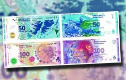 The 100-Peso bill with the image of Evita Peron, will be replaced by the image of a Taruca or Andean deer.