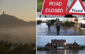 UK media accused him of being hypocritical, since he had criticized his predecessor for his tardiness in visiting the flood-hit Somerset Levels in 2013