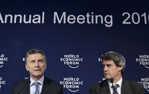 Macri and Economy minister Alfonso Prat-Gay also confirmed meetings with IMF officials and the resumption of formal relations 