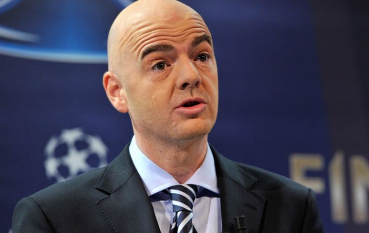 “I am honored to have the unanimous support of my colleagues at CONMEBOL and I’d like to thank them”, Infantino said in a statement.