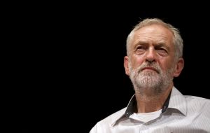 The differences surface with Mr. Corbyn still at odds with much of his shadow cabinet over central policy areas despite a recent reshuffle. 