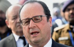 “President Obama... must, and he's said it himself, go all the way and bring an end to this vestige of the Cold War” Hollande said after meeting with the Cuban leader