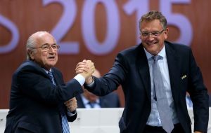 Valcke received a more severe punishment that FIFA president Sepp Blatter and UEFA chief Michel Platini, who were handed eight-year bans