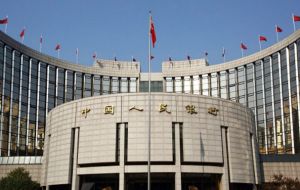 In January alone, the reserves plunged by $99.5bn as the People's Bank of China sold dollars in an effort to shore up the value of the Yuan.