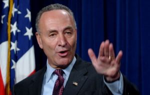“I think there is at least a 50-50 chance that pressure from the Republican Senate caucus will force McConnell to reverse himself” said NY Senator Charles Schumer