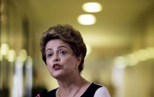 Standard & Poor's highlighted Rousseff's government's inability to plug the widening fiscal deficit amid a deepening political and economic crisis. 