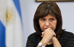 The rulebook by Security Minister Bullrich says reporters will only be allowed to cover a protest from an area that does not “interfere” with security forces.