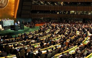 The release recalls the 50th anniversary of UN Resolution 2065, which 'for the first time' made reference to the UK Argentine controversy as 'a sovereignty dispute'.