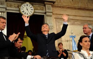 On the contrary, isolation and void rhetoric, distance any possibility of finding a solution”, underlined Macri to the applause of most of Congress.
