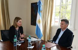“I can assure you that we are going to renew that relation with Argentina with speed and determination”, said Federica Mogherini in Buenos Aires.   