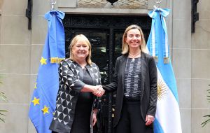 Malcorra said “we are working to define president Macri's visit date and making sure that when he arrives in Brussels, we will have announcements to make”