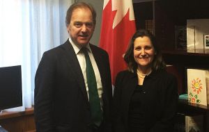 With Chrystia Freeland – Canadian Minister of International Trade