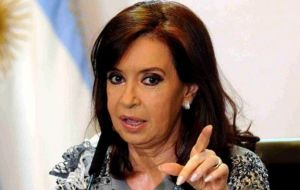 The opposition in the Lower House was concentrated in former president Cristina Fernandez Victory Front 