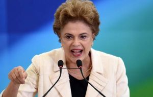 “Convulsing Brazilian society with lies, with reprehensible practices violates constitutional rights and as well as the rights of citizens,” said Rousseff