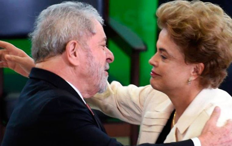 Rousseff appointed Lula, one of Brazil's most influential politicians six years after leaving office, to shore up her support against pending impeachment proceedings. 