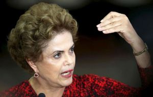 “This was illegal,” Rousseff told a rally on Friday. “Only the Supreme Court has the authority to wire tap a president.”