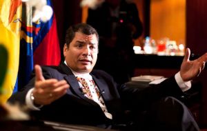 Likewise Ecuador president Rafael Correa on national televisions claimed the existence of a “new Condor Plan” against left wing governments in the region.